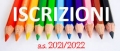 Iscrizioni alle scuole dell’infanzia e alle scuole di ogni ordine e grado per l’AS 2021/22