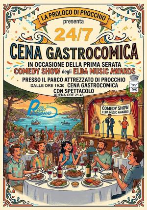 La Pro Loco di Procchio organizza la prima "Cena GastroComica"