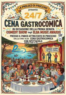 La Pro Loco di Procchio organizza la prima "Cena GastroComica"