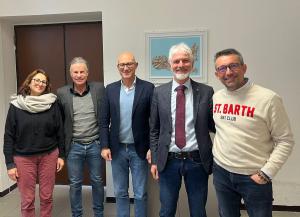 Il Commissario Straordinario Arcenni accoglie il nuovo Comandante del Reparto Carabinieri Parco