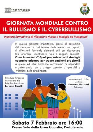 7 febbraio: Giornata Mondiale contro il Bullismo e il Cyberbullismo