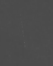 Un altro avvistamento elbano dei satelliti Starlink di Elon Musk