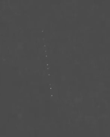 Un altro avvistamento elbano dei satelliti Starlink di Elon Musk