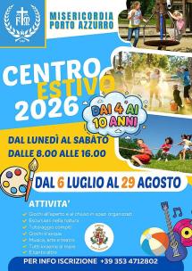 Centro estivo 2026 con la Misericordia di Porto Azzurro, aperte le iscrizioni