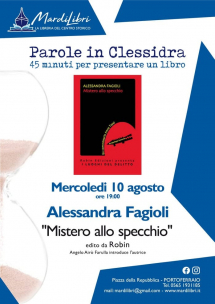 “Mistero allo specchio” - Stasera a MardiLibri si parlerà dell&#039;ultimo romanzo di Alessandra Fagioli