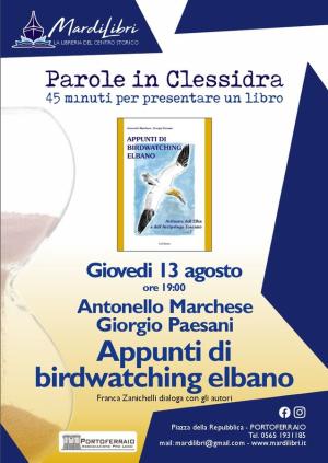 A MardiLibri gli Appunti di Birdwatching Elbano di Marchese e Paesani
