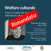 Rimandato l'incontro con il Prof. Andorlini in biblioteca a Campo