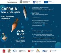 Il 27 luglio inaugura la mostra “Capraia lungo le rotte antiche: relitti e reperti sommersi”