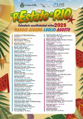 “R-estate a Rio”- Il programma degli eventi estivi