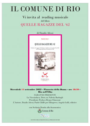 A Rio Elba lettura musicale del libro &#039;QUELLE RAGAZZE DEL ‘62&#039;