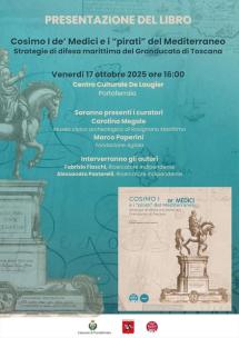 Al Centro De Laugier la presentazione di "Cosimo I de’ Medici e i ‘pirati’ del Mediterraneo"