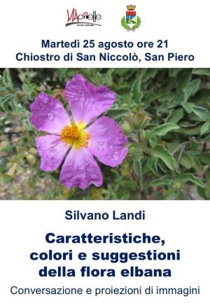 Silvano Landi a San Piero per raccontare il tesoro vegetale dell'Elba