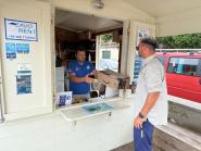 Federico tornato tra la sua gente elbana a portar lettere