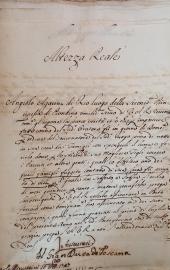 Portoferraio 1727. Angiolo Agarini diviene suddito del Granduca di Toscana