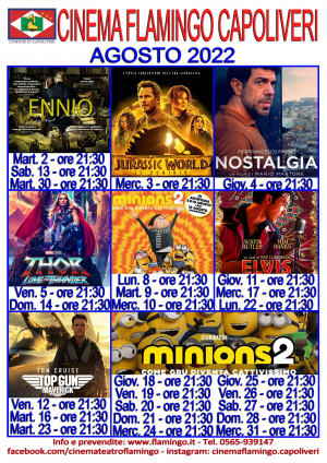 La programmazione di Agosto al Cinema Teatro Flamingo di Capoliveri