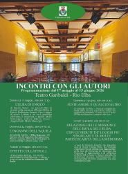 Al Teatro Garibaldi di Rio Elba parte la rassegna “INCONTRI CON GLI AUTORI”