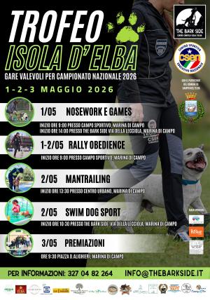 Tre giorni di sport cinofilo tra competizione, passione e territorio a Marina di Campo