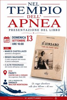 “Il Corsaro”, la storia dell’uomo che ha fatto la storia dell’apnea arriva a Capoliveri