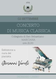 Il Pianista Giovanni Veroli in concerto a Marciana