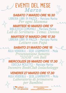 Gli eventi del mese di Marzo con la Libreria Libri in Piazza