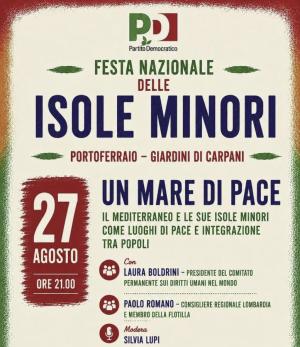 L’Elba ospita la Festa Nazionale delle Isole Minori del Partito Democratico