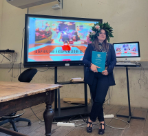 Diploma all'Accademia di Belle Arti di Firenze per Giulia Degli Innocenti con una tesi su Llewelyn Lloyd