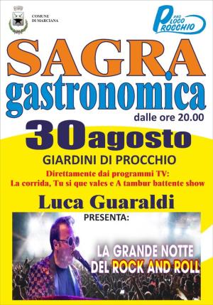 Il 30 agosto sagra gastronomica a Procchio
